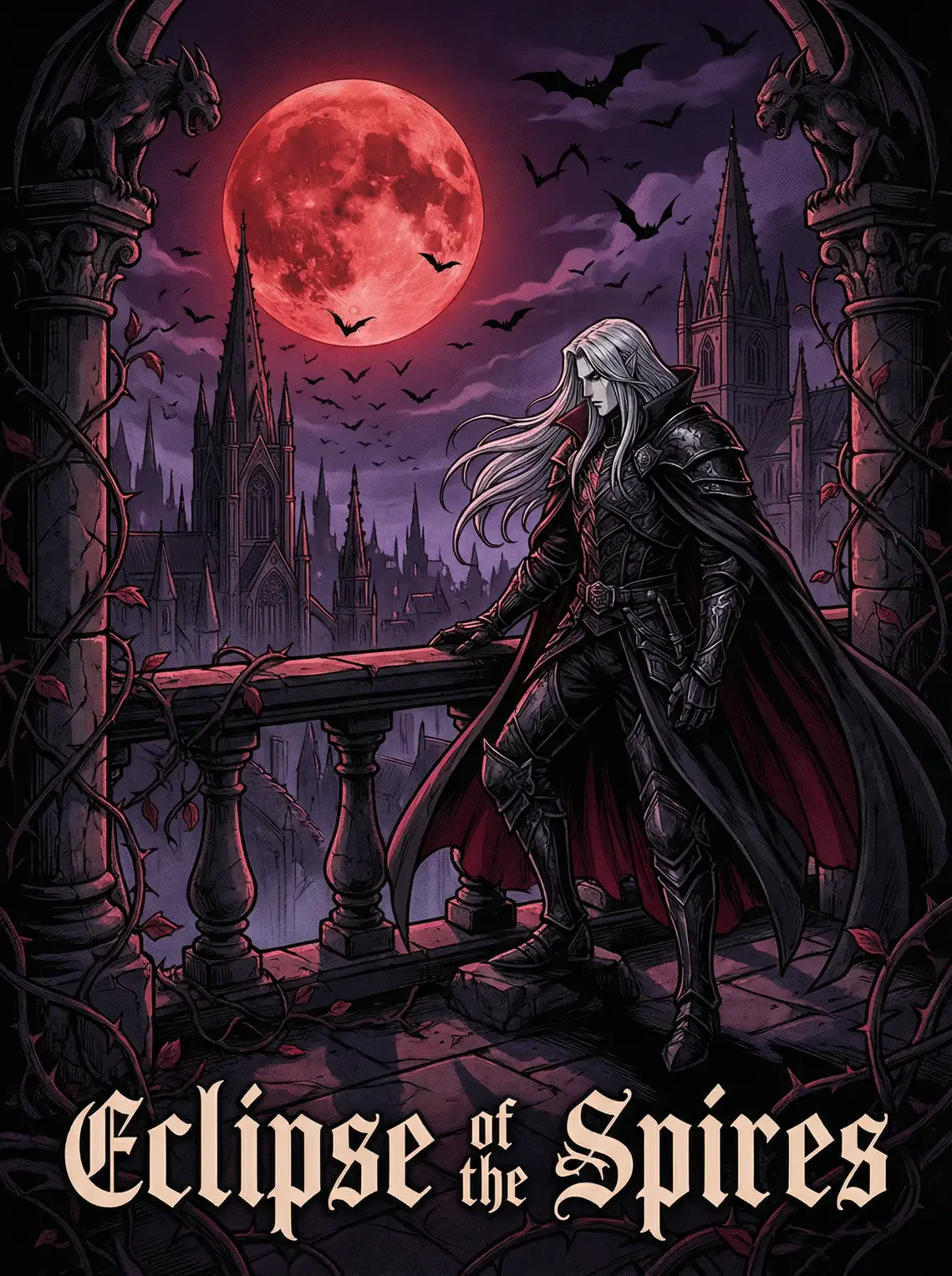 里番动漫 尖塔之蚀 暗黑哥特动漫封面