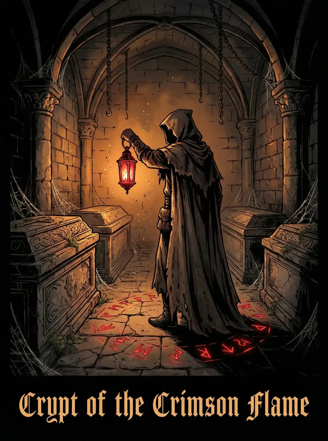 里番动漫 绯红地窖 暗黑哥特动漫封面